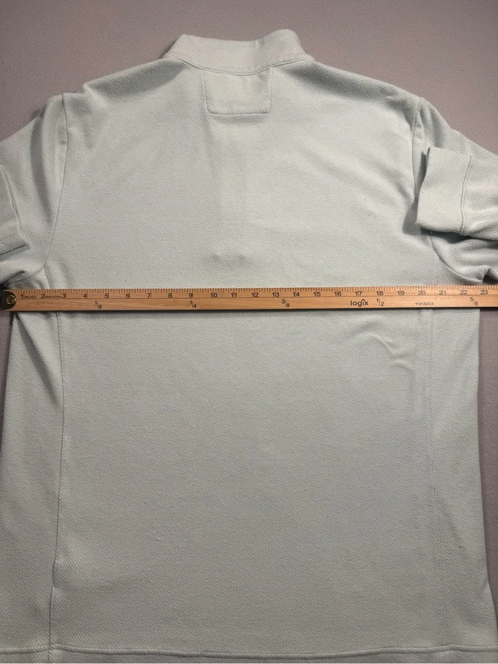 Vineyard Vines Large Pale Blue Performance Quarter-Zip Pullover Golf Workwear